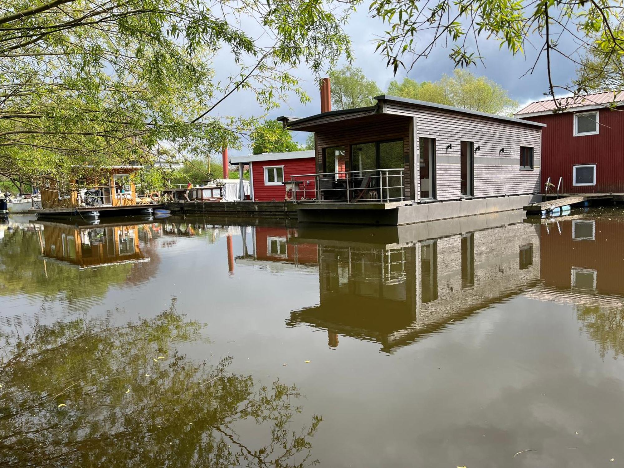 Hausboot Stoeckte Villa Winsen  Ngoại thất bức ảnh