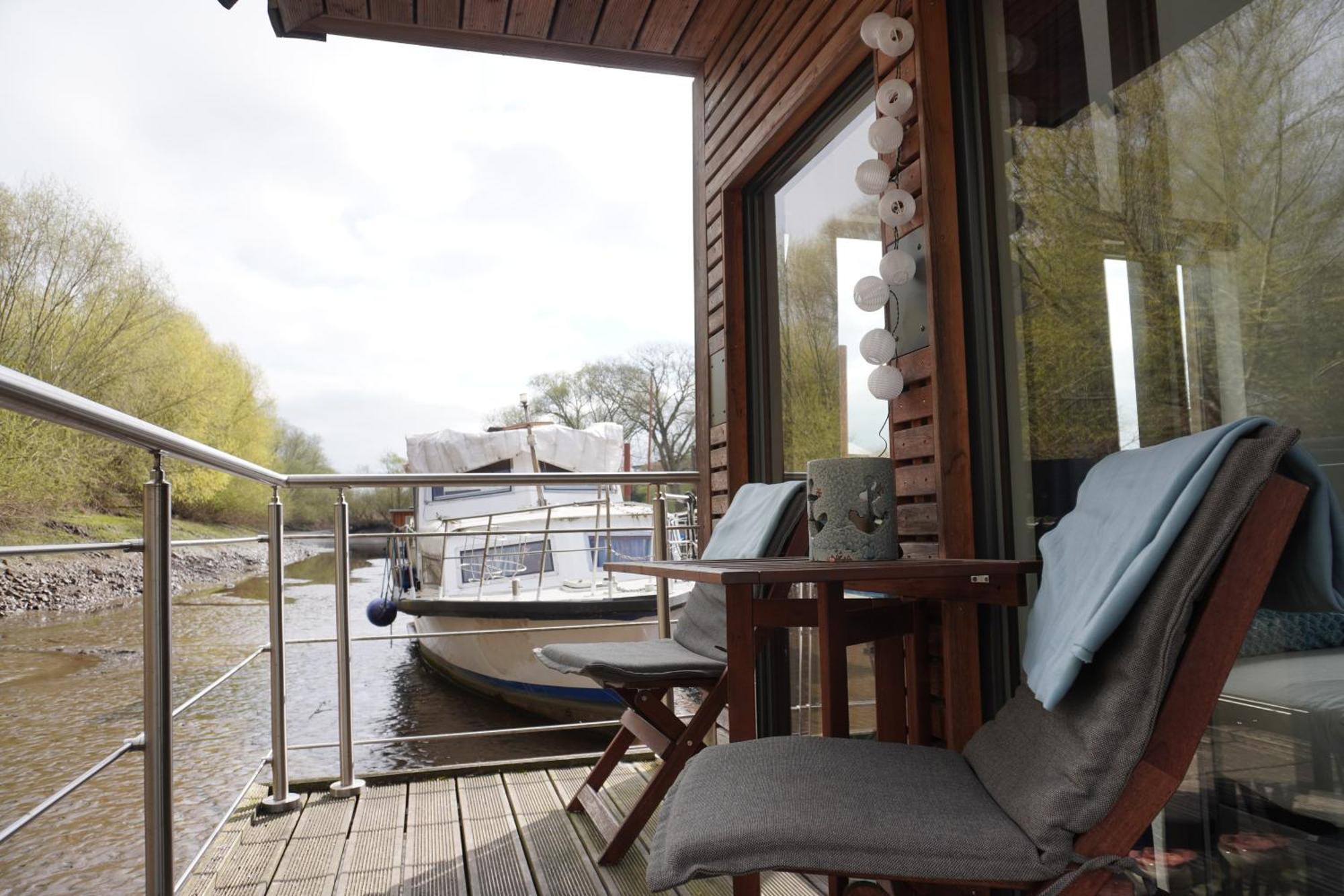 Hausboot Stoeckte Villa Winsen  Ngoại thất bức ảnh